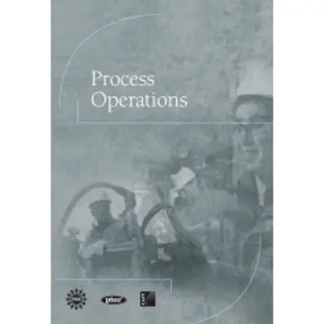Cover of Process Operations