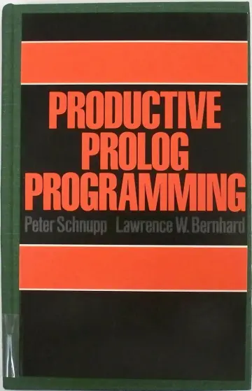 Cover of Productive PROLOG Programming