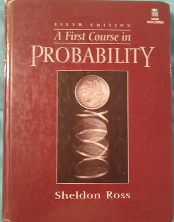 Cover of A First Course in Probability