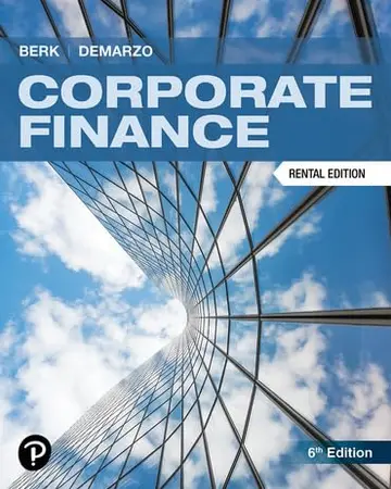 Cover of Corporate Finance, 6th edition