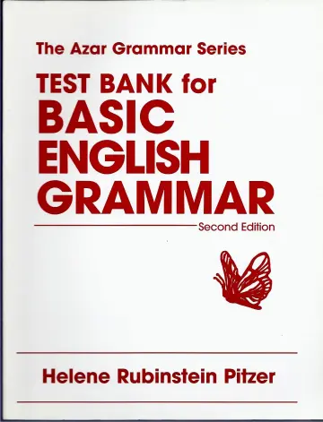 Cover of Test Bank for Basic English Grammar