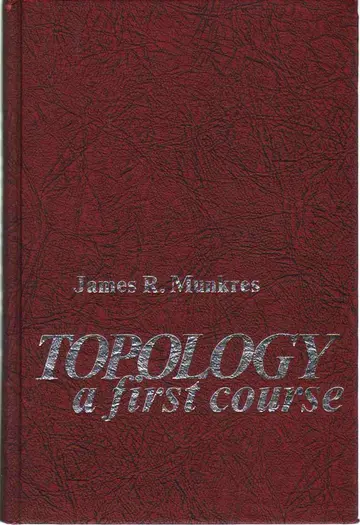 Cover of Topology; A First Course