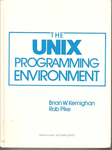 Cover of UNIX (R) Programming Environment