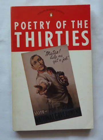 Cover of Modern Classics Penguin Book of Poetry of the Thirties