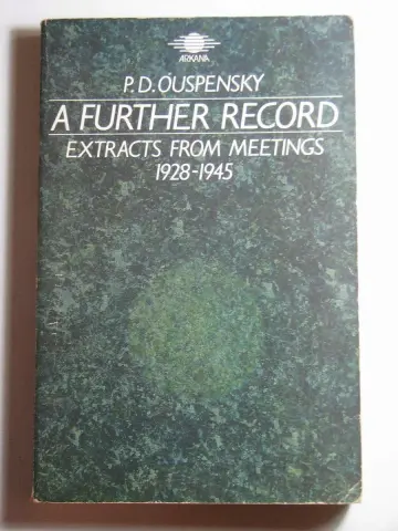 Cover of A Further Record
