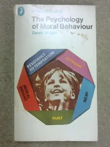 Cover of The Psychology of Moral Behaviour