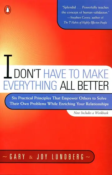 Cover of I Don't Have to Make Everything All Better