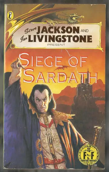 Cover of Siege of Sardath Fighting Fantasy Gamebook No.49