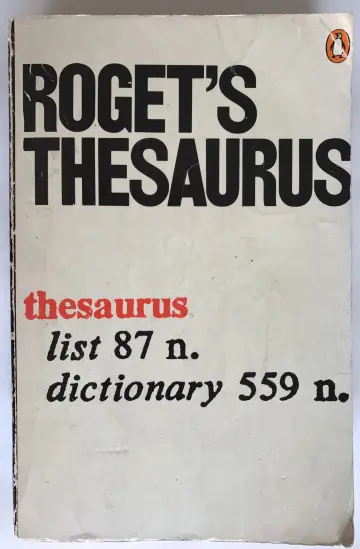 Cover of Roget's Thesaurus of English Words and Phrases