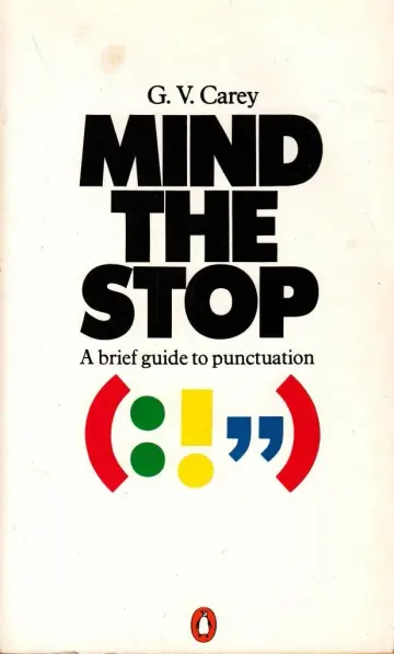 Cover of Mind the Stop