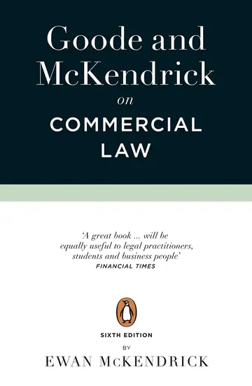 Cover of Goode and McKendrick on Commercial Law