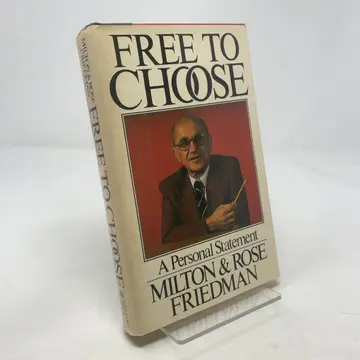 Cover of Free to Choose
