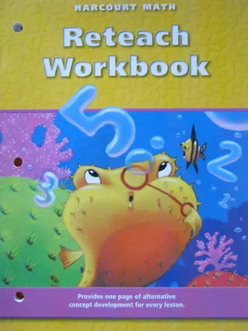 Cover of Math, Grade 2 Reteach Workbook