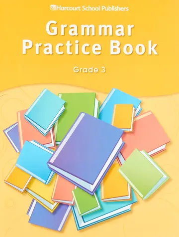 Cover of Grammar Practice Book, Grade 3
