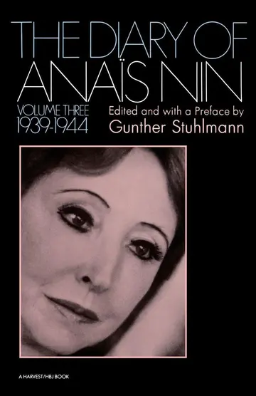 Cover of Diary of Anais Nin 1939-1944