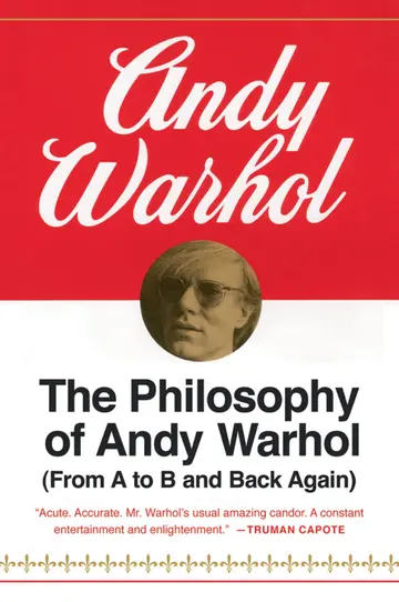 Cover of Philosophy of Andy Warhol