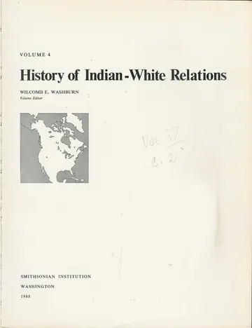 Cover of Handbook of North American Indians