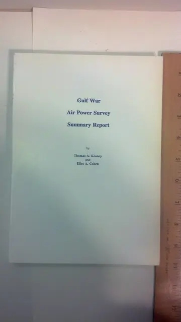Cover of Gulf War Air Power Survey Summary Report