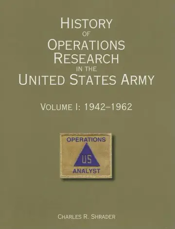 Cover of History of Operations Research in the United States Army