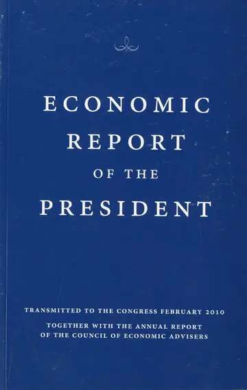 Cover of Economic Report of the President
