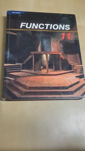 Cover of Functions 11 Student Text