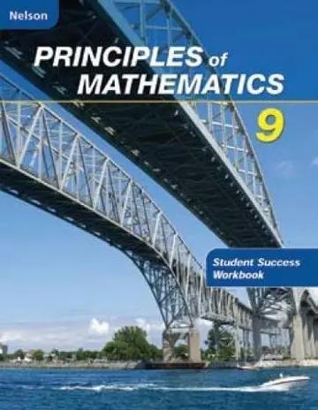 Cover of Nelson Principles of Mathematics 9