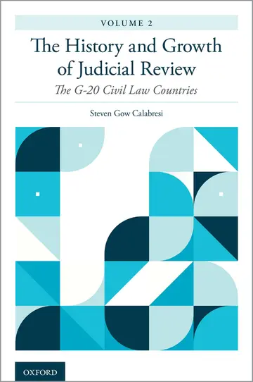 Cover of The History and Growth of Judicial Review, Volume 2