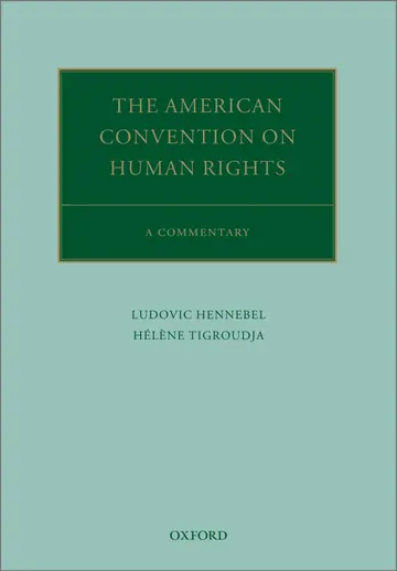 Cover of The American Convention on Human Rights