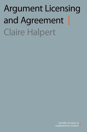 Cover of Argument Licensing and Agreement