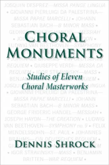 Cover of Choral Monuments