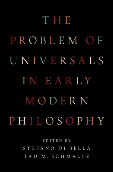 Cover of The Problem of Universals in Early Modern Philosophy