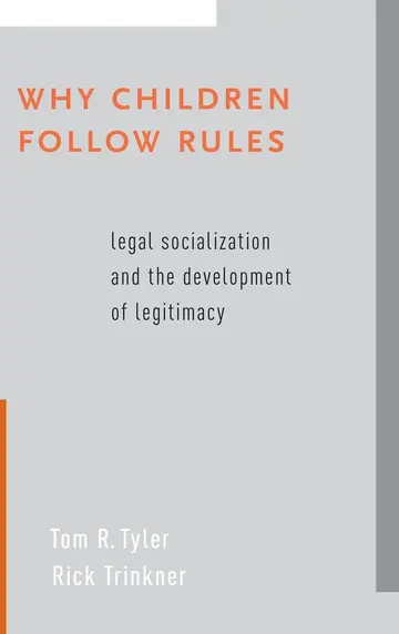 Cover of Why Children Follow Rules
