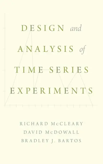 Cover of Design and Analysis of Time Series Experiments