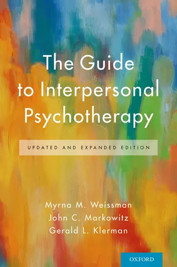 Cover of The Guide to Interpersonal Psychotherapy