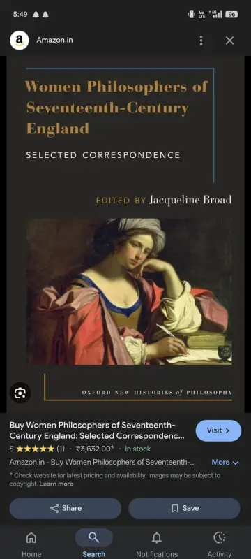 Cover of Women Philosophers of Seventeenth-Century England