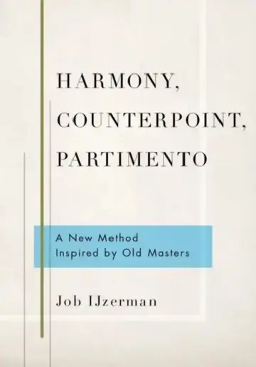 Cover of Harmony, Counterpoint, Partimento