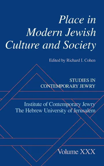 Cover of Place in Modern Jewish Culture and Society