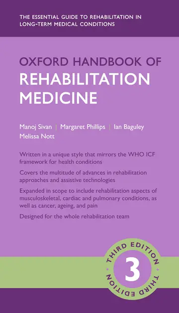 Cover of Oxford Handbook of Rehabilitation Medicine