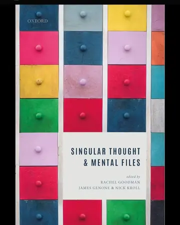 Cover of Singular Thought and Mental Files
