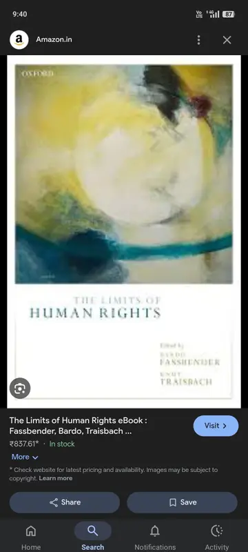Cover of The Limits of Human Rights
