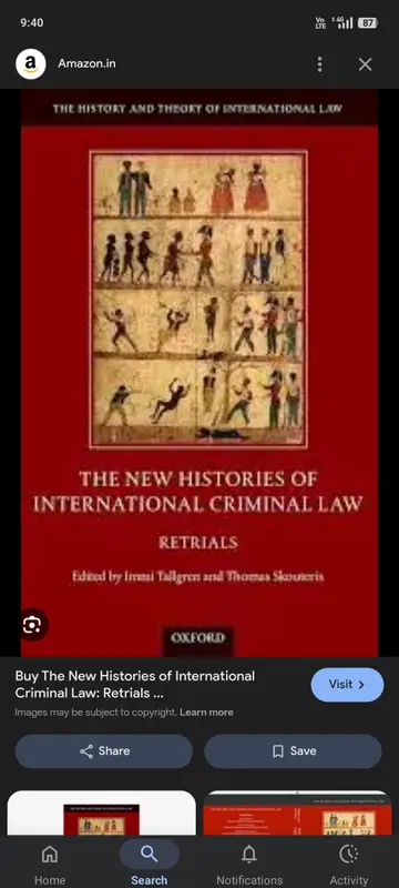 Cover of The New Histories of International Criminal Law