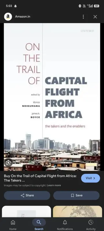 Cover of On the Trail of Capital Flight from Africa