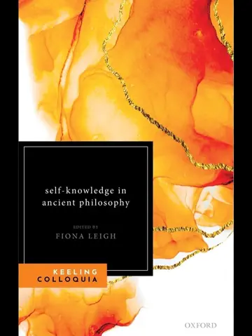 Cover of Self-Knowledge in Ancient Philosophy