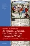 Cover of Boccaccio, Chaucer, and Stories for an Uncertain World
