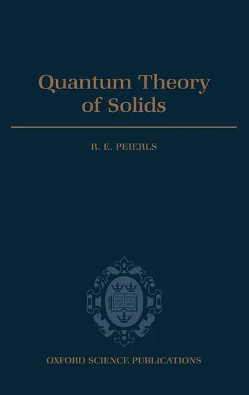 Cover of Quantum Theory of Solids