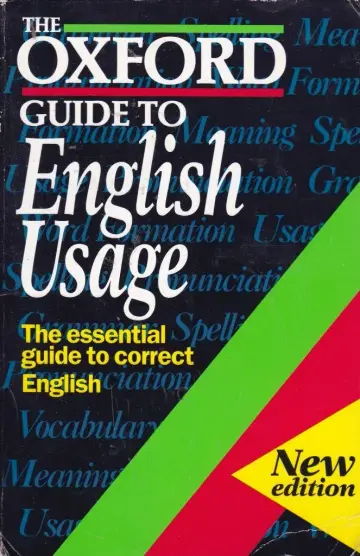 Cover of The Oxford Guide to English Usage