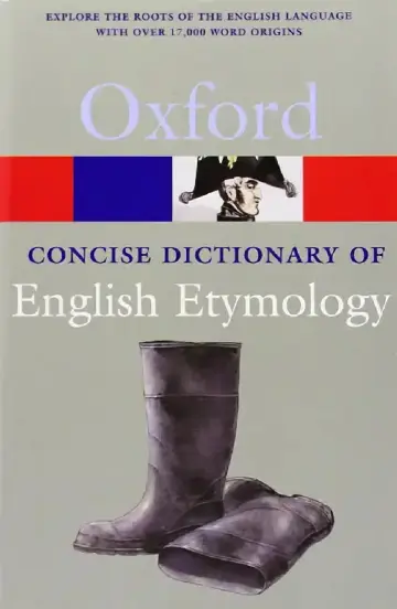 Cover of Concise Oxford Dictionary English Etymol
