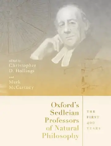 Cover of Oxford's Sedleian Professors of Natural Philosophy