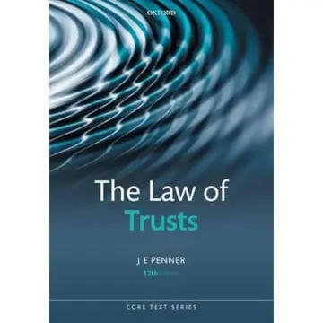 Cover of The Law of Trusts