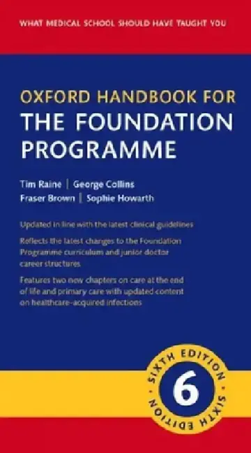 Cover of Oxford Handbook for the Foundation Programme